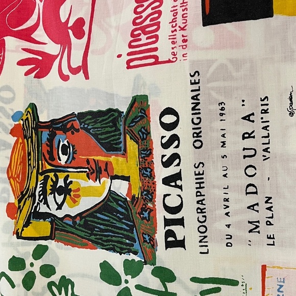 Vintage Pacific Miracale Picasso King Pillowcase Set Mid Century Modern Art - Picture 4 of 9